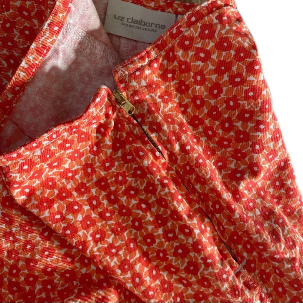 Liz Claiborne Ditzy Floral Skort Size‎ 10 Casual Golf Active Travel Granola